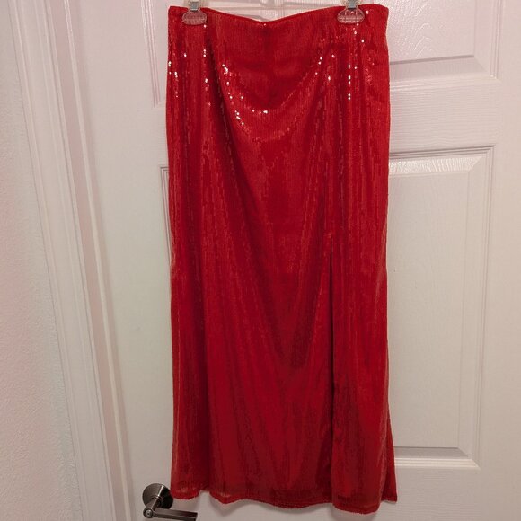 A New Day Midi Sequined Skirt - Picture 1 of 6